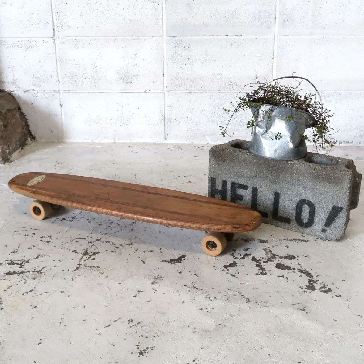 ビンテージ 木製スケートボード