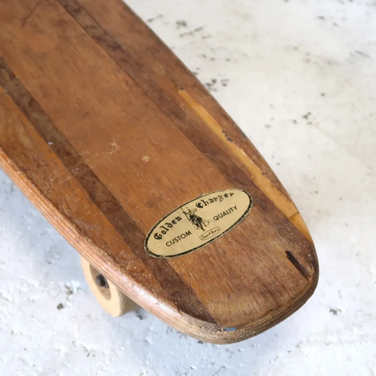ビンテージ 木製スケートボード