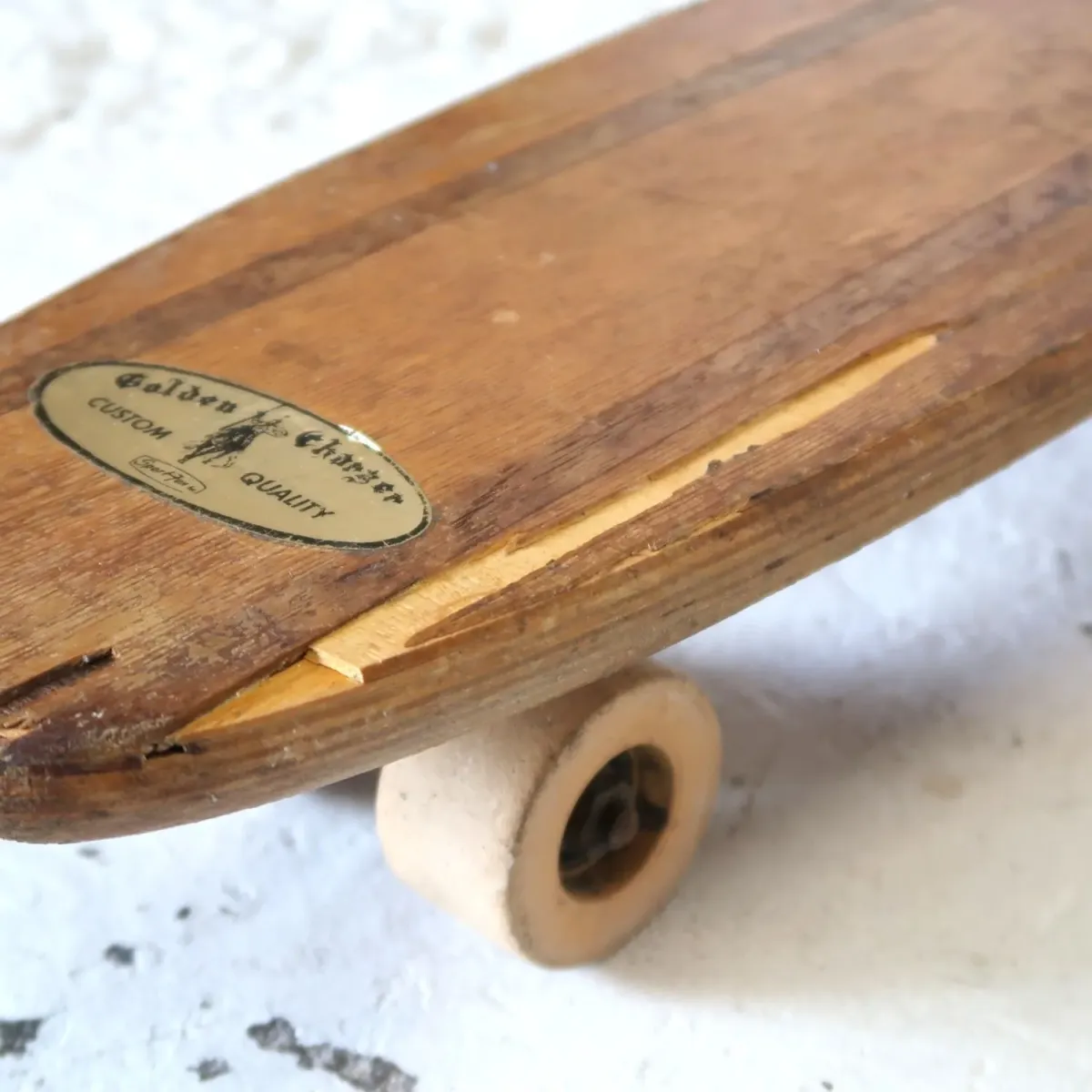 ビンテージ 木製スケートボード