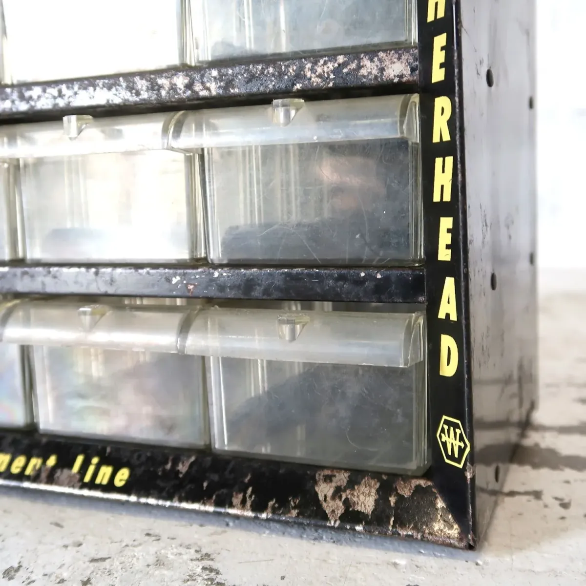 Weatherhead ビンテージ パーツキャビネット