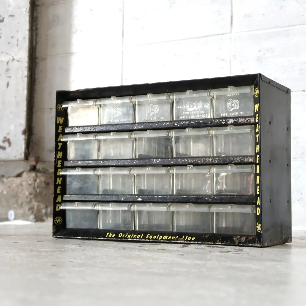 Weatherhead ビンテージ パーツキャビネット