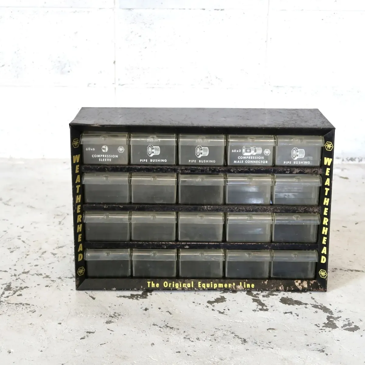 Weatherhead ビンテージ パーツキャビネット