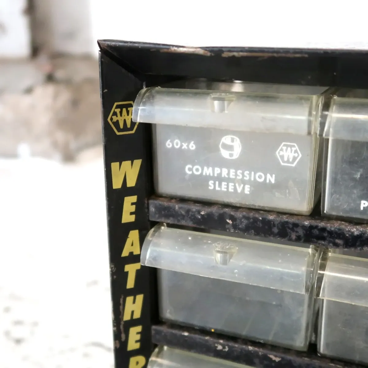 Weatherhead ビンテージ パーツキャビネット