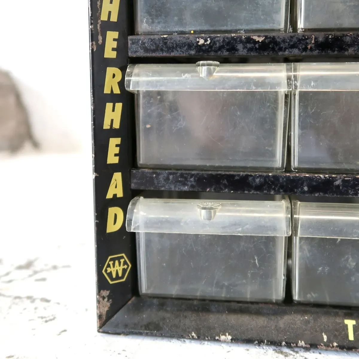 Weatherhead ビンテージ パーツキャビネット