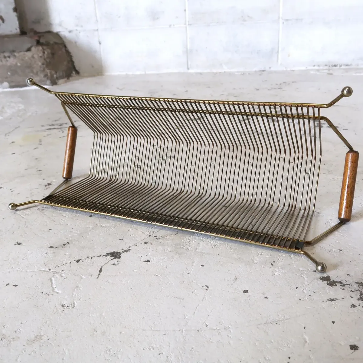 ビンテージ レコードラック