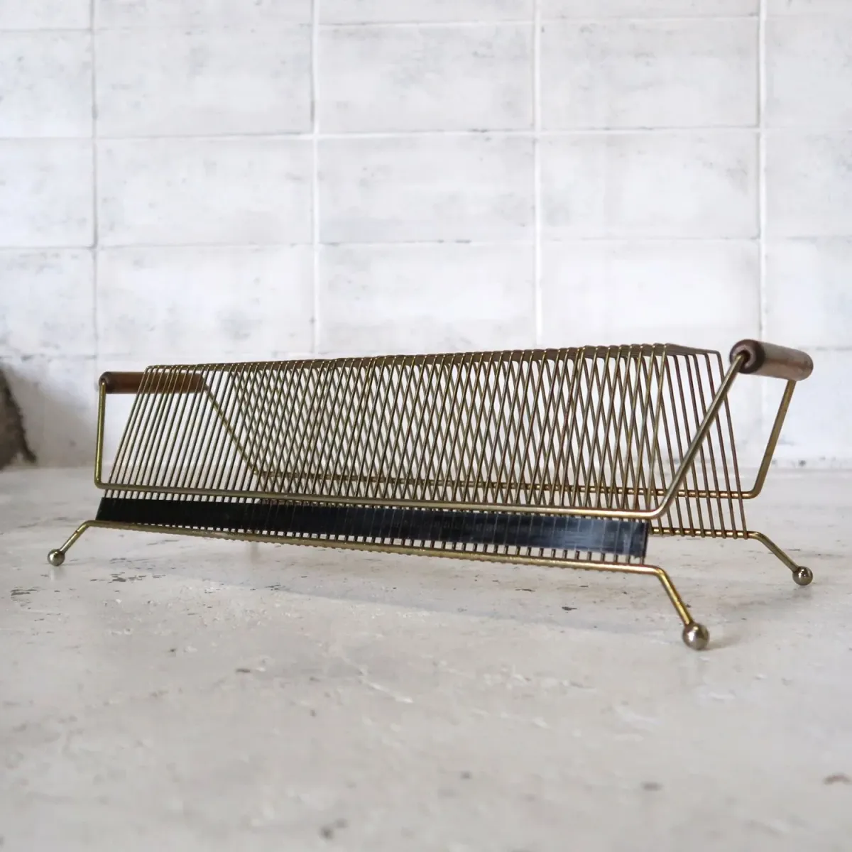 ビンテージ レコードラック