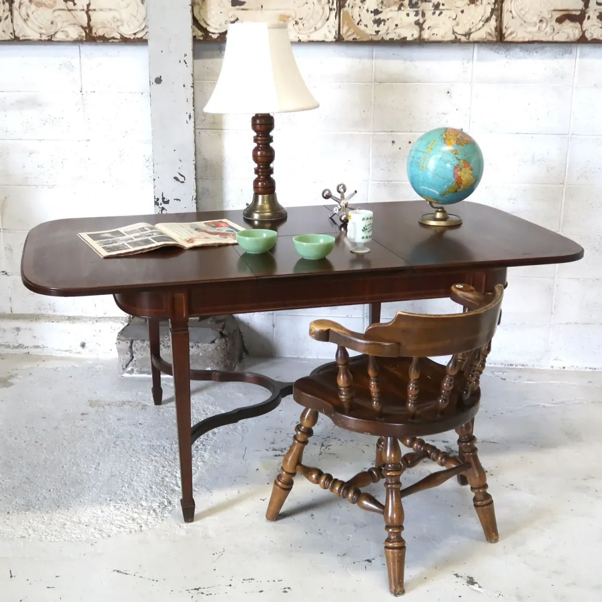 アンティーク エクステンション ダイニングテーブル