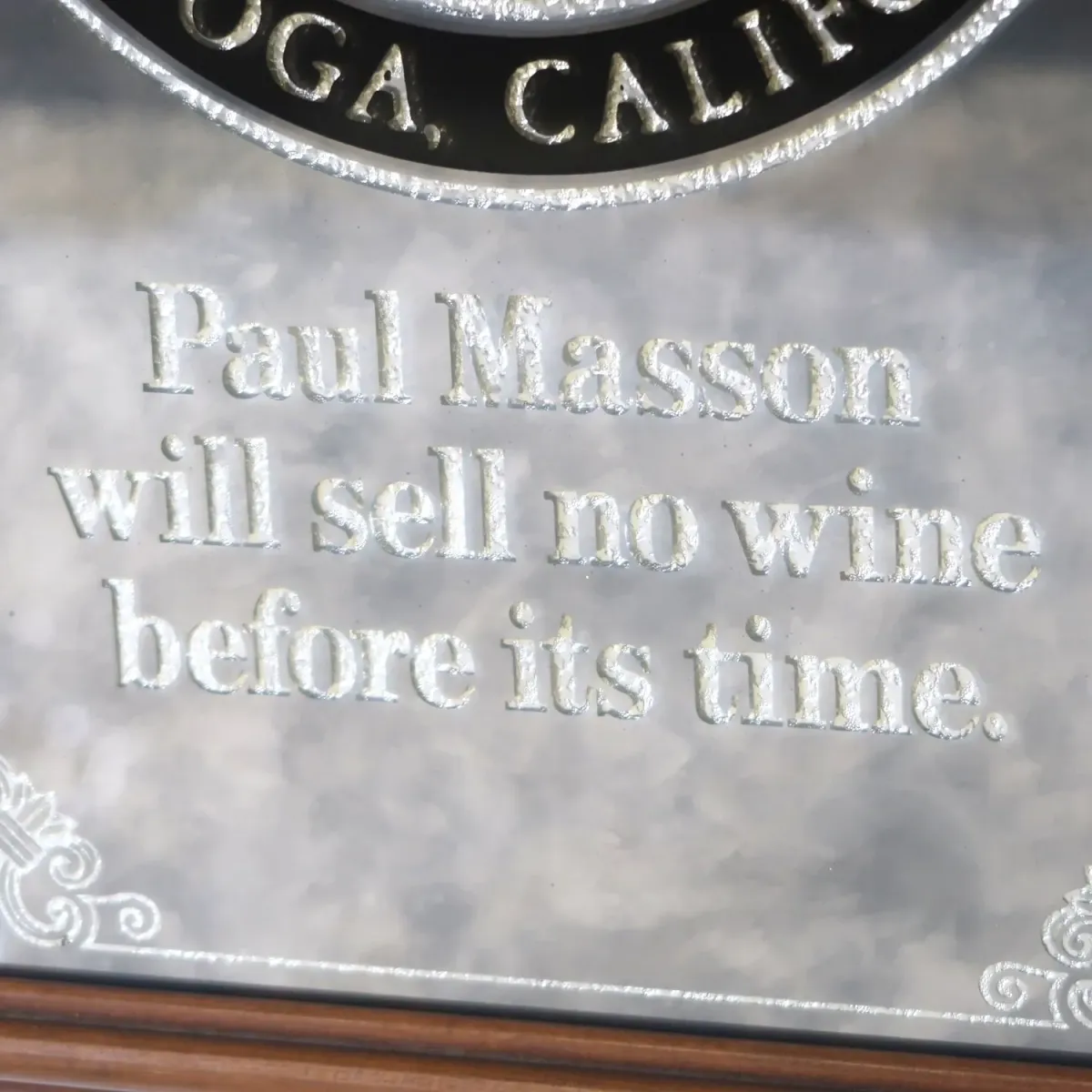 PAUL MASSON ビンテージ パブミラー