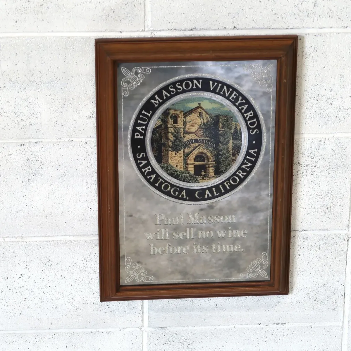 PAUL MASSON ビンテージ パブミラー