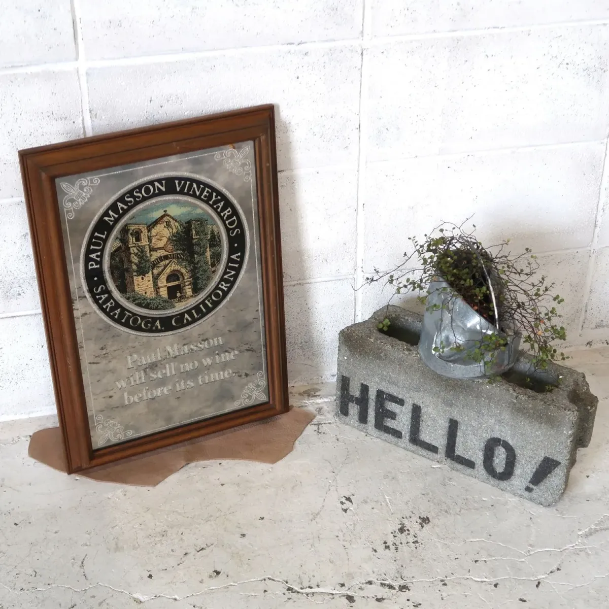 PAUL MASSON ビンテージ パブミラー