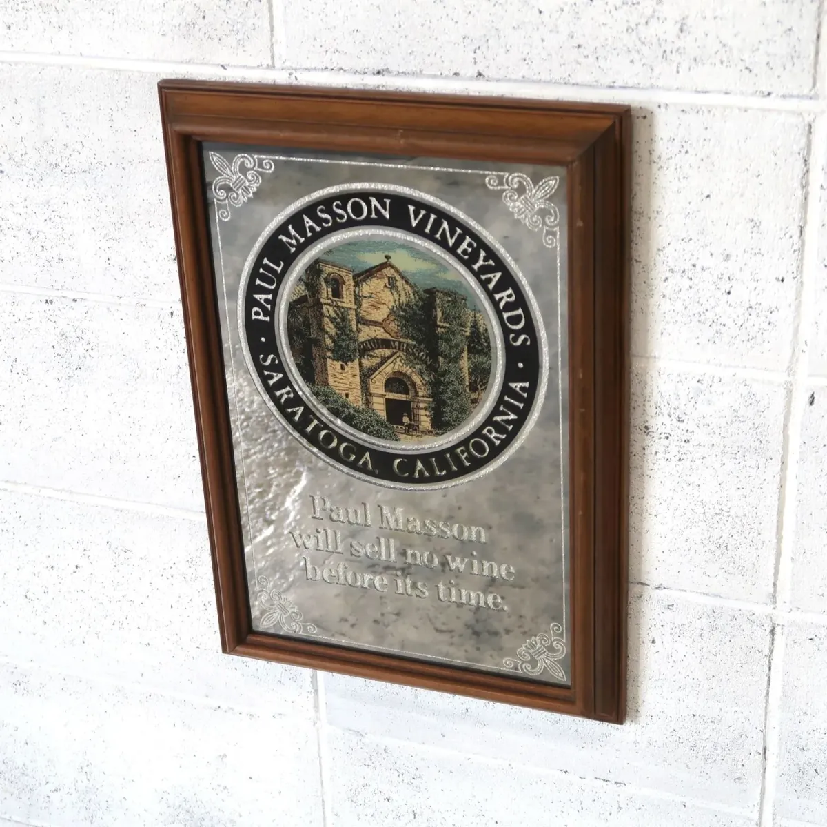 PAUL MASSON ビンテージ パブミラー