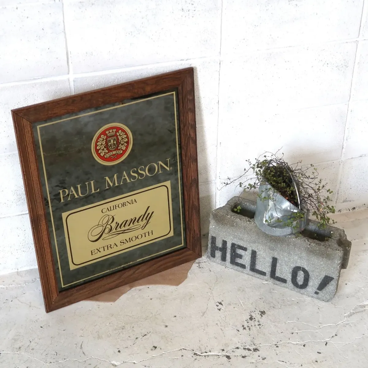 PAUL MASSON ビンテージ パブミラー