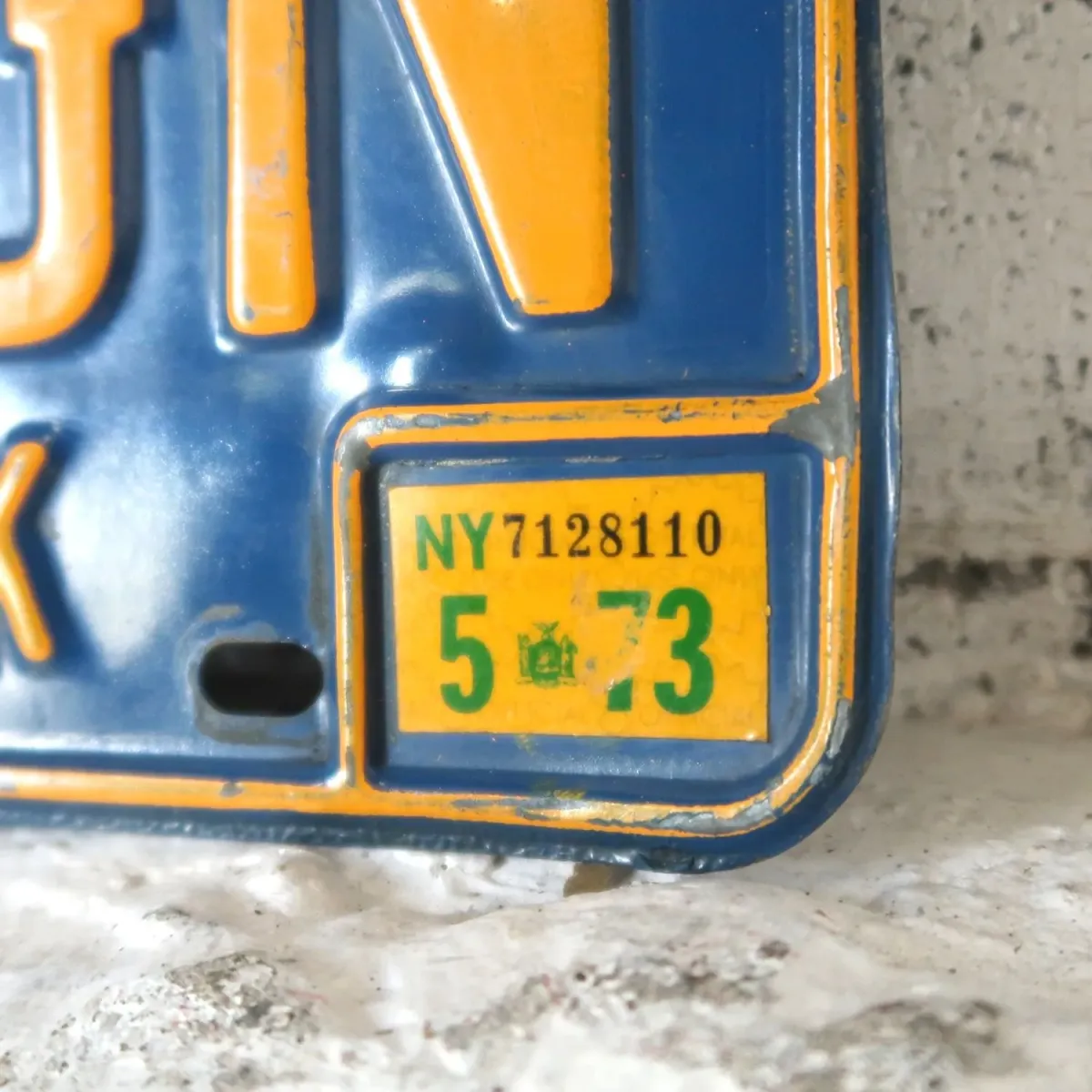 NEW YORK ビンテージ ナンバープレート ペア