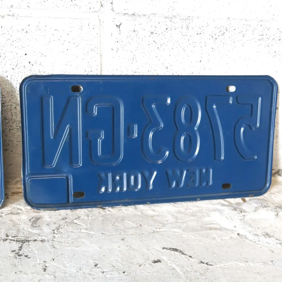 NEW YORK ビンテージ ナンバープレート ペア