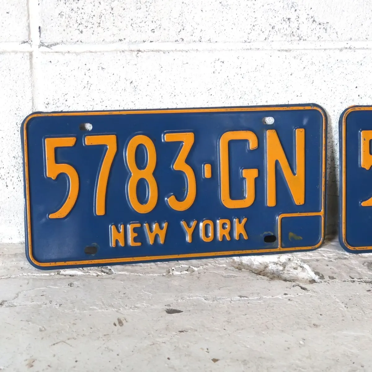 NEW YORK ビンテージ ナンバープレート ペア