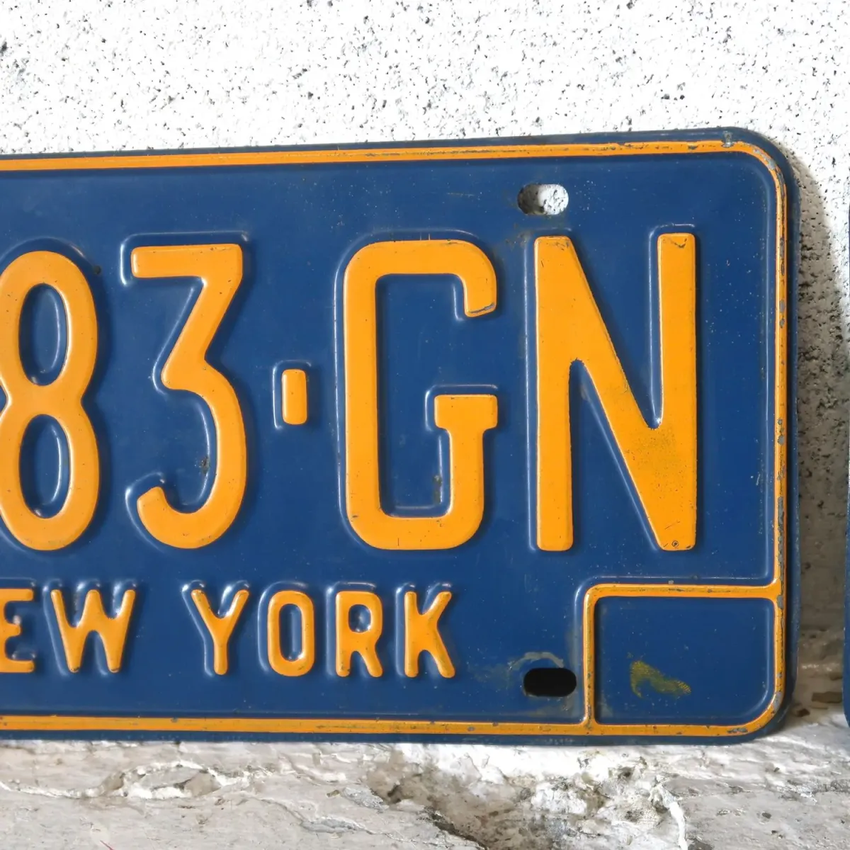 NEW YORK ビンテージ ナンバープレート ペア