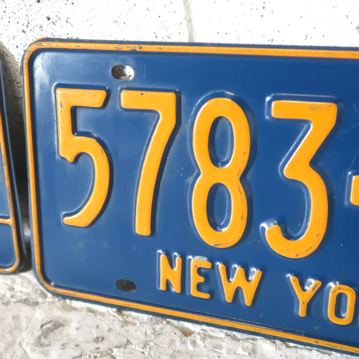 NEW YORK ビンテージ ナンバープレート ペア