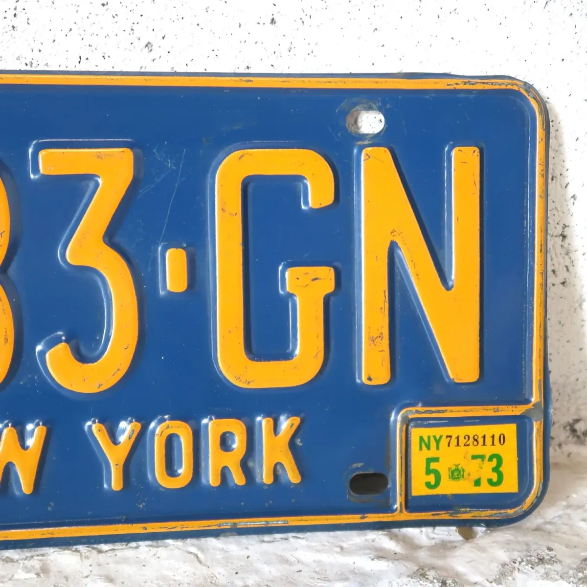 NEW YORK ビンテージ ナンバープレート ペア