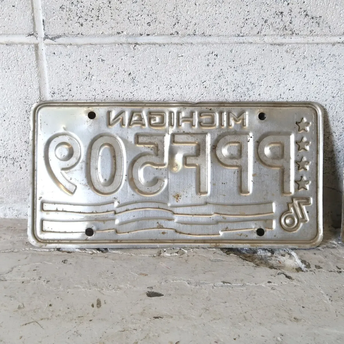 MICHIGAN ビンテージ ナンバープレート ペア