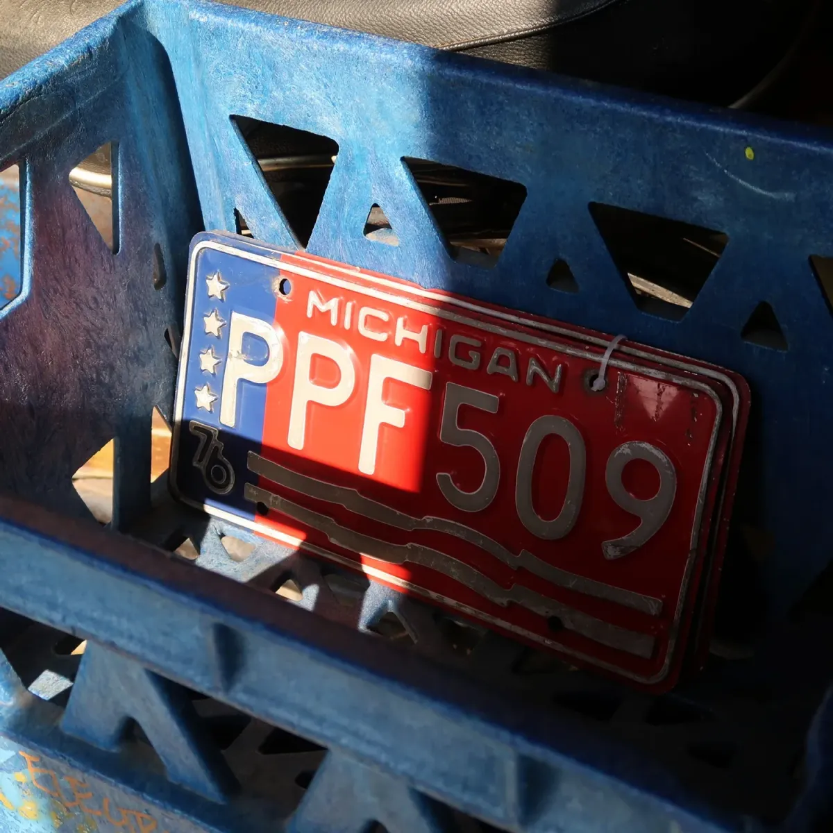 MICHIGAN ビンテージ ナンバープレート ペア