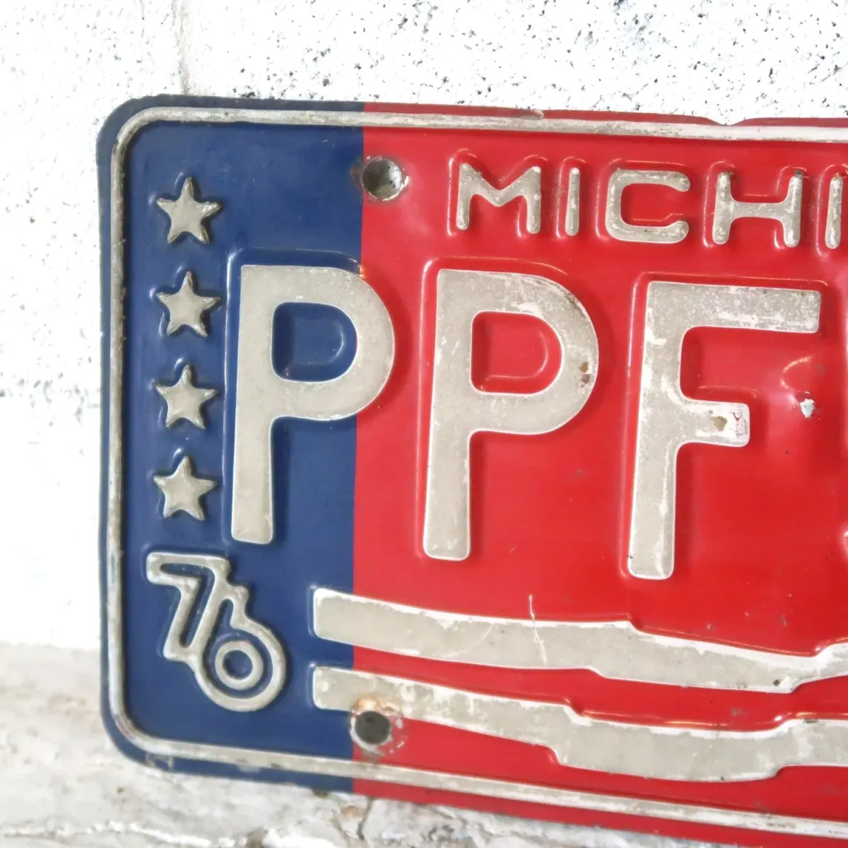 MICHIGAN ビンテージ ナンバープレート ペア