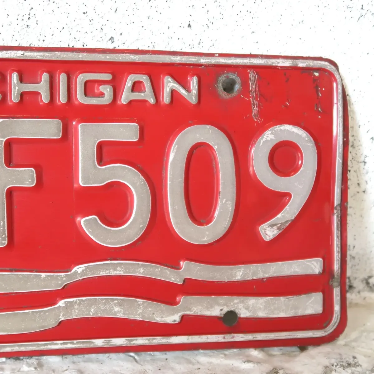 MICHIGAN ビンテージ ナンバープレート ペア