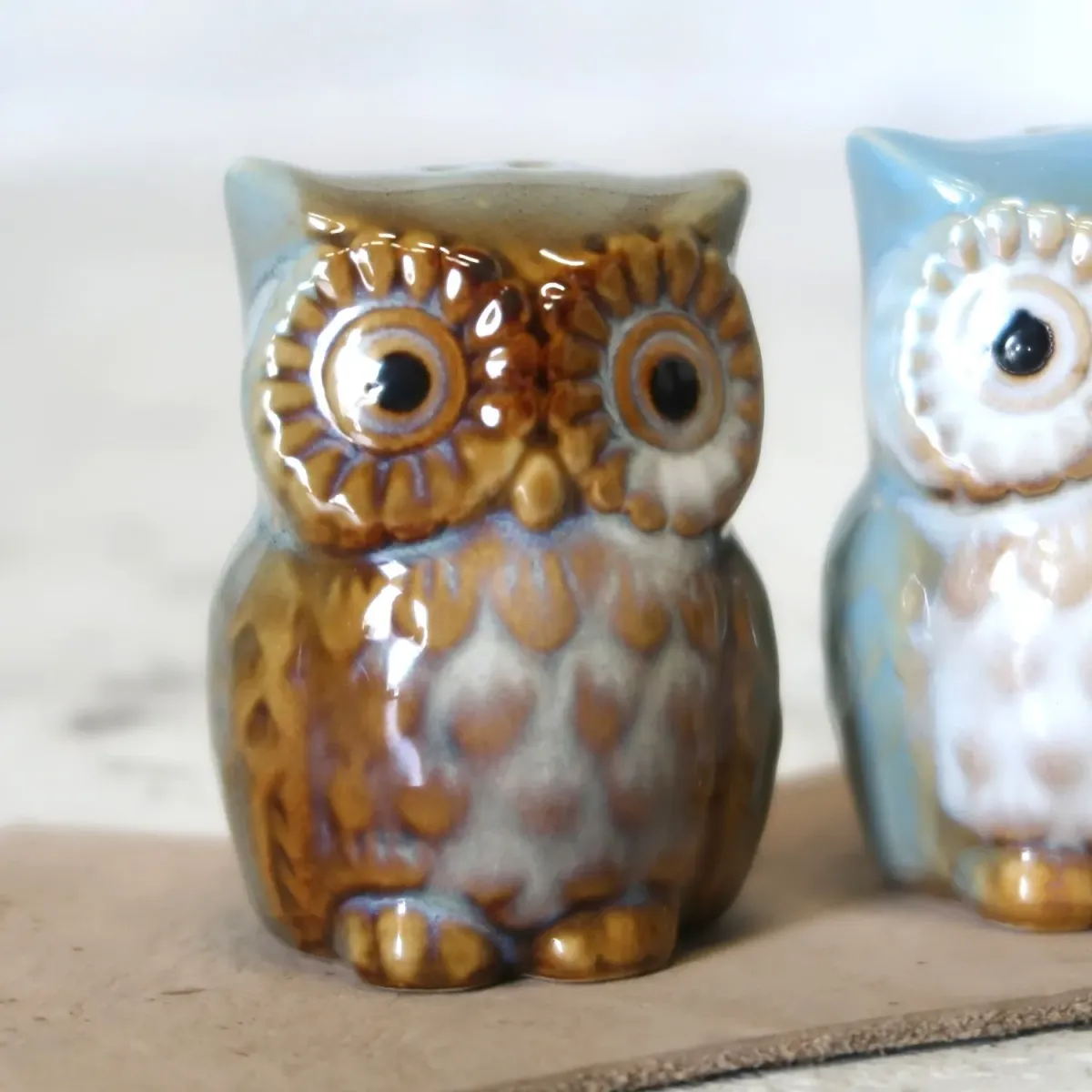 ビンテージ フクロウ ソルト&ペッパー 2個セット