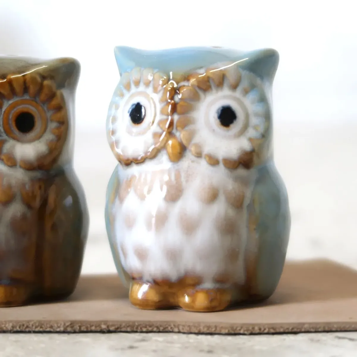 ビンテージ フクロウ ソルト&ペッパー 2個セット