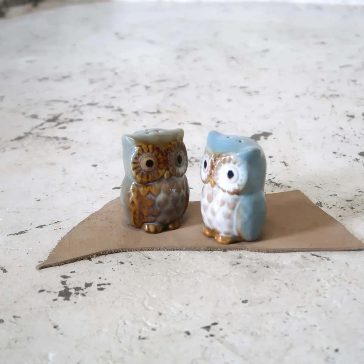 ビンテージ フクロウ ソルト&ペッパー 2個セット