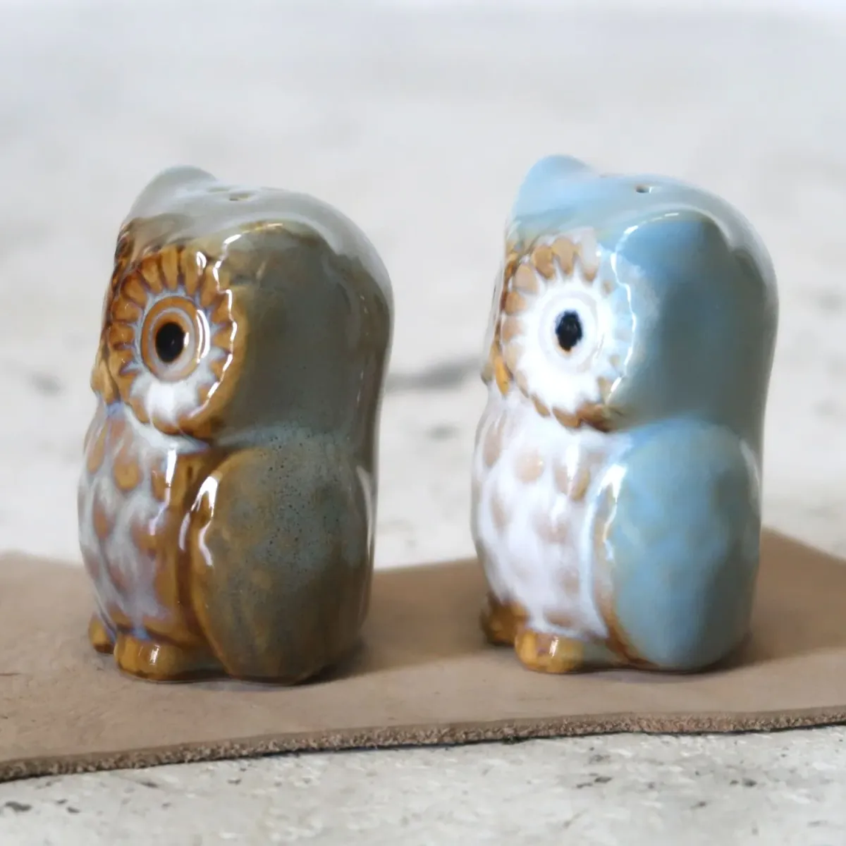 ビンテージ フクロウ ソルト&ペッパー 2個セット