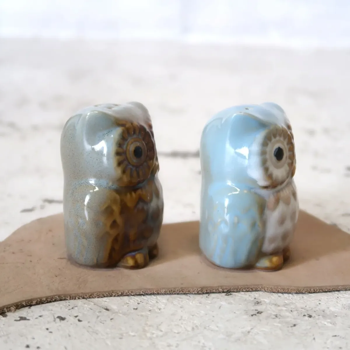 ビンテージ フクロウ ソルト&ペッパー 2個セット