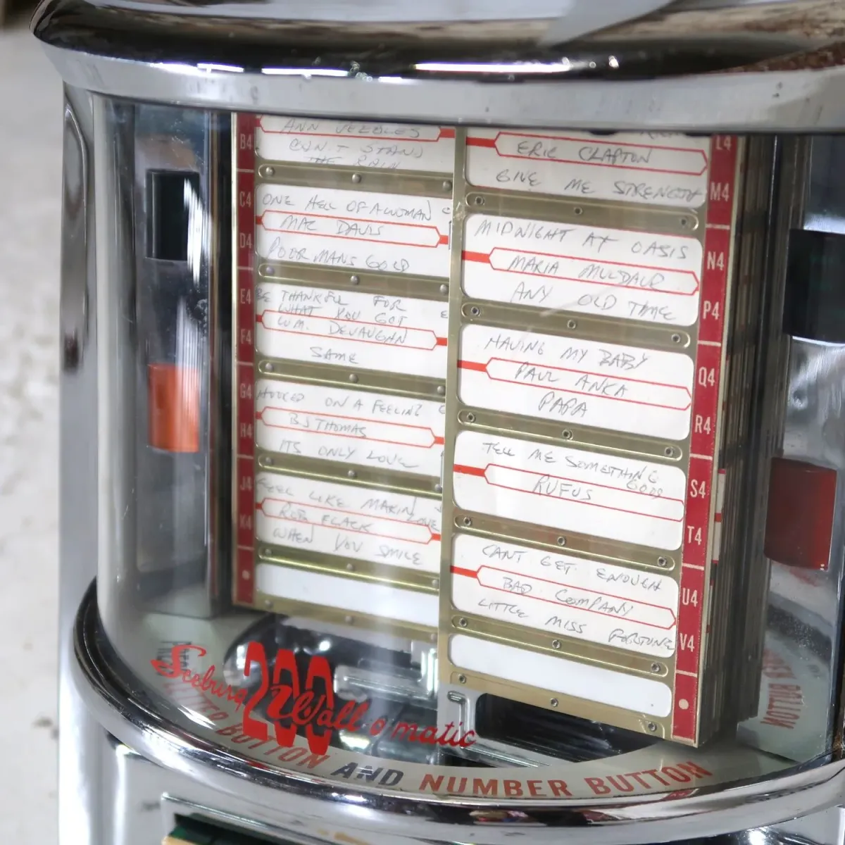 Seeburg 200 Wall-o-matic ビンテージ ジュークボックスセレクター ジャンク