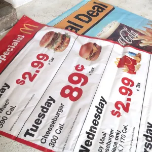 マクドナルド バナーフラッグ