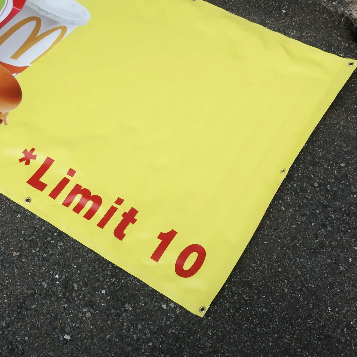 マクドナルド バナーフラッグ