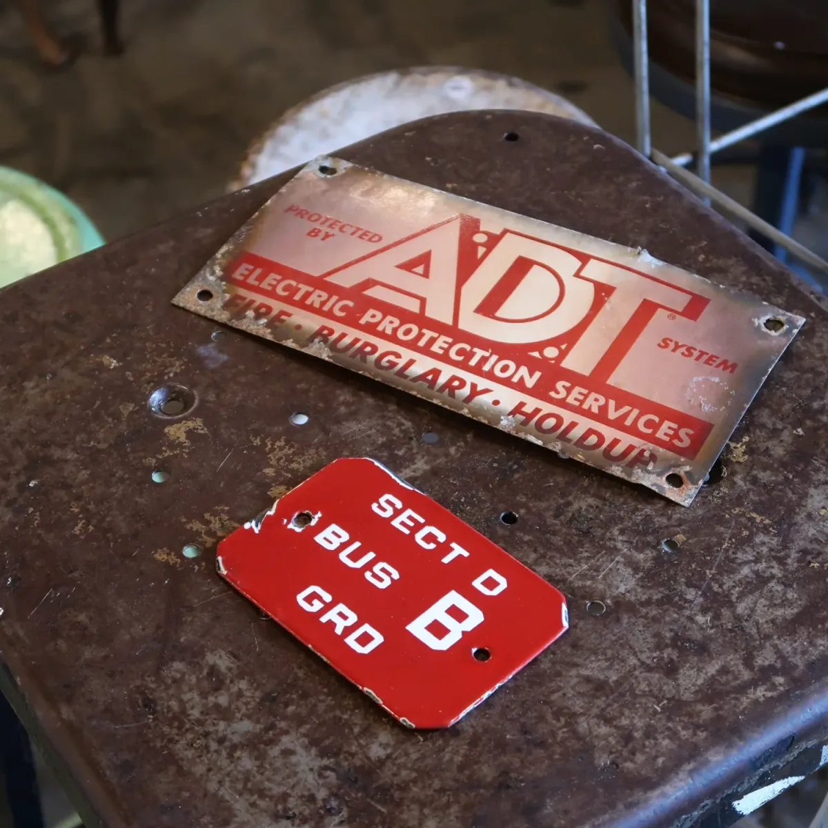 ビンテージ サインプレート ホーロー