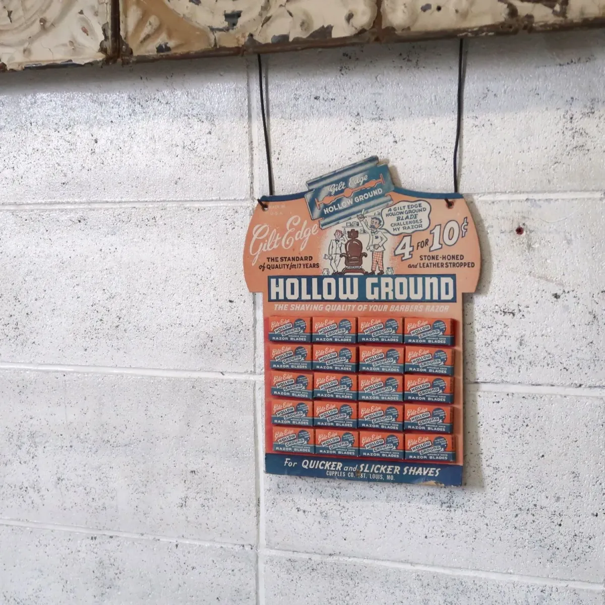 CUPPLES CO. ビンテージ ディスプレイサイン