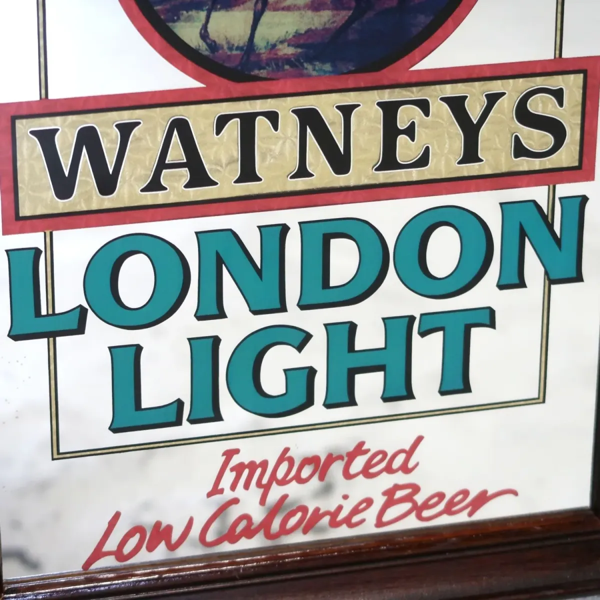 WATNEYS LONDON LIGHT ビンテージ パブミラー