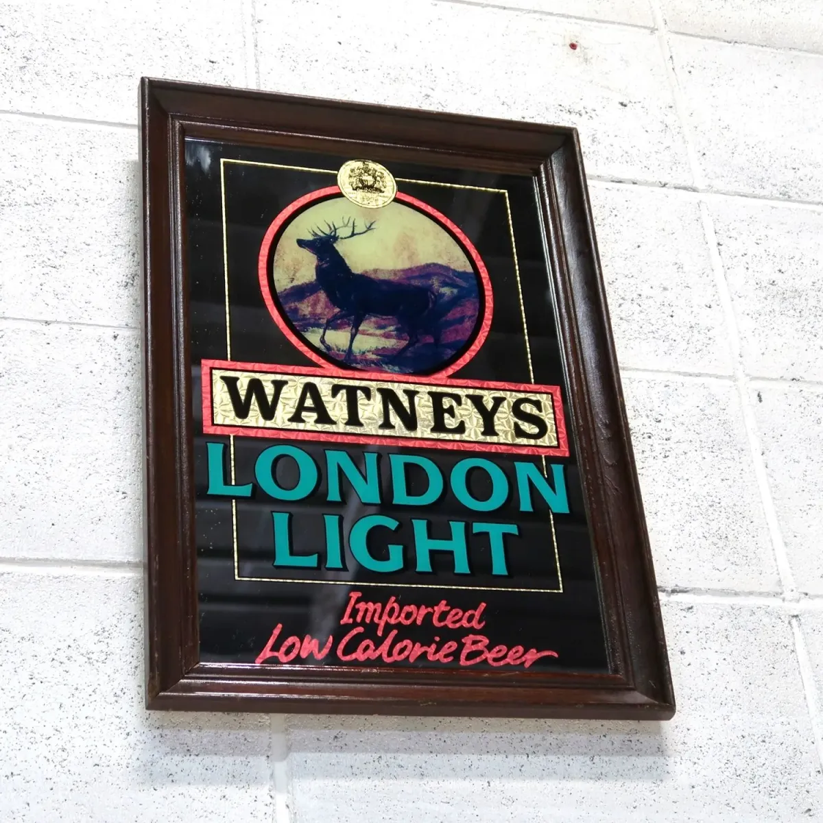 WATNEYS LONDON LIGHT ビンテージ パブミラー