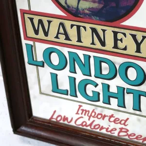 WATNEYS LONDON LIGHT ビンテージ パブミラー