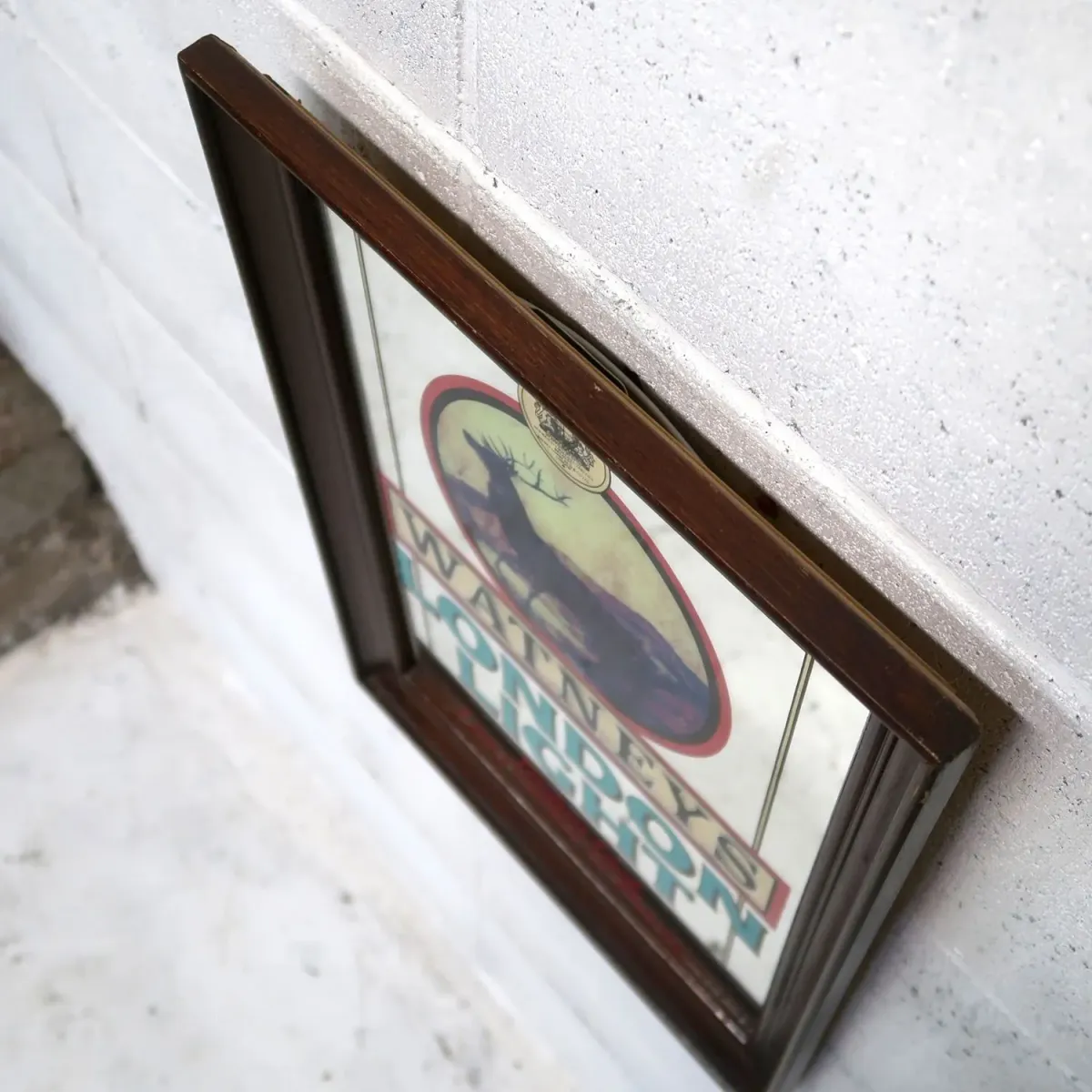 WATNEYS LONDON LIGHT ビンテージ パブミラー