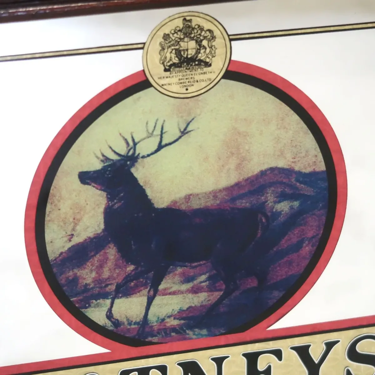 WATNEYS LONDON LIGHT ビンテージ パブミラー