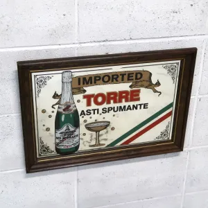 TORRE ASTI SPUMANTE ビンテージ パブミラー