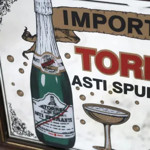 TORRE ASTI SPUMANTE ビンテージ パブミラー