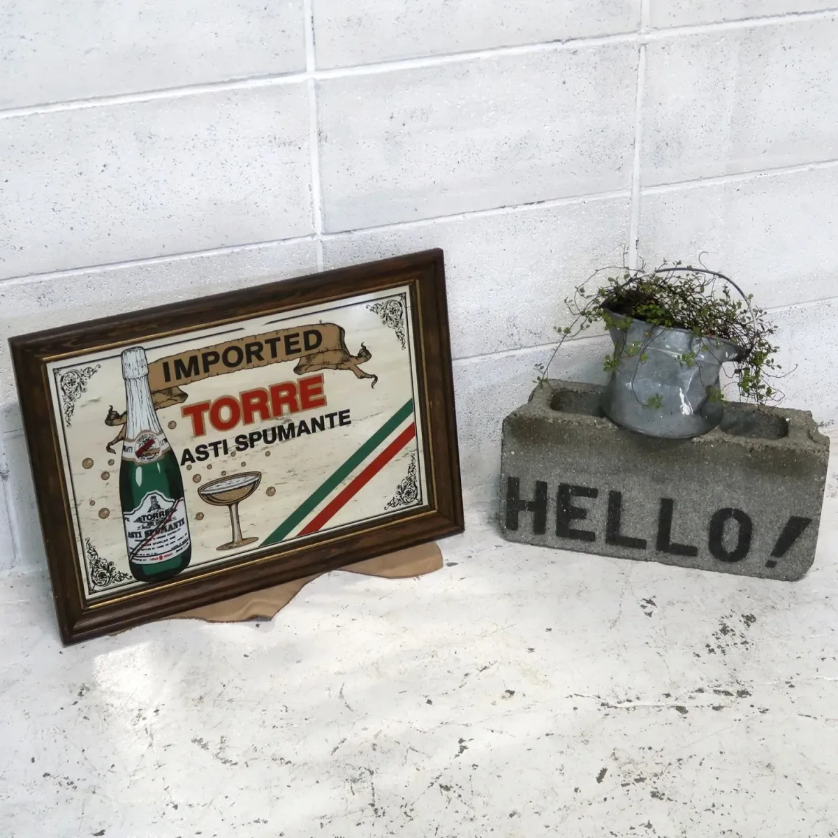 TORRE ASTI SPUMANTE ビンテージ パブミラー