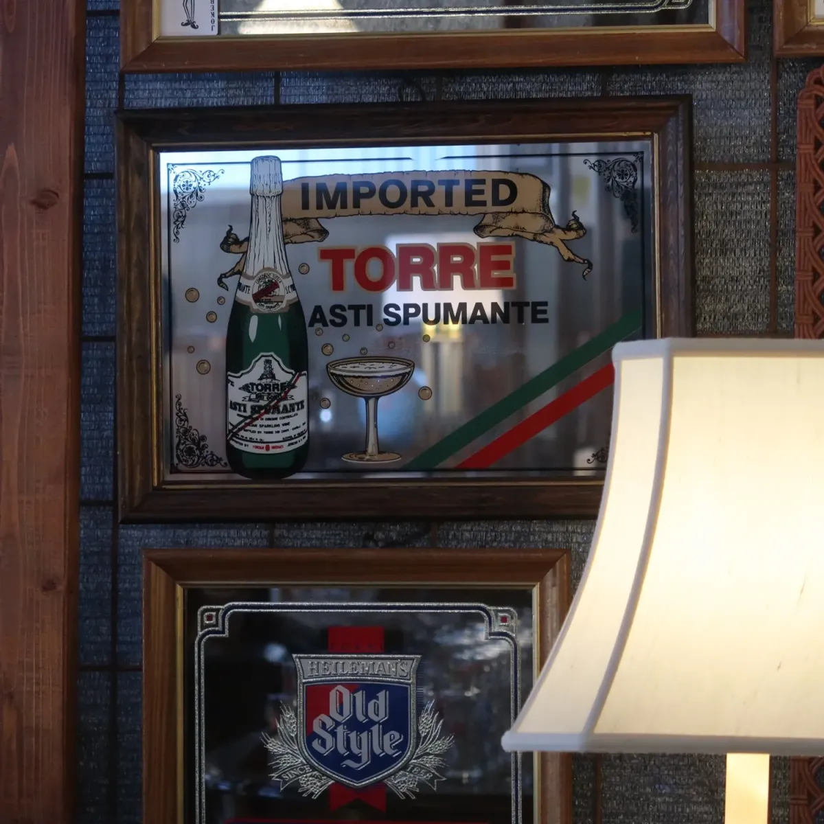 TORRE ASTI SPUMANTE ビンテージ パブミラー