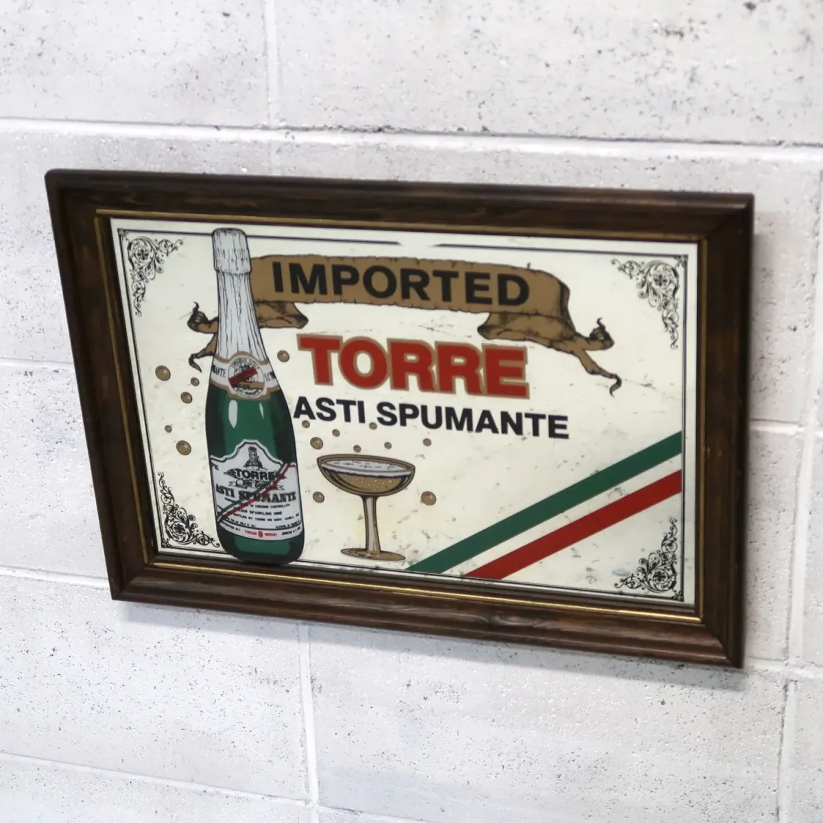 TORRE ASTI SPUMANTE ビンテージ パブミラー