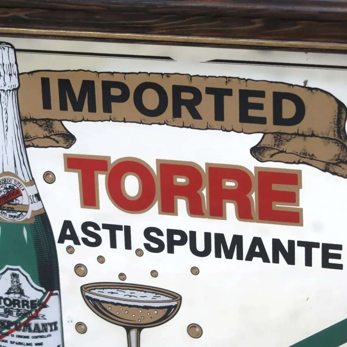 TORRE ASTI SPUMANTE ビンテージ パブミラー