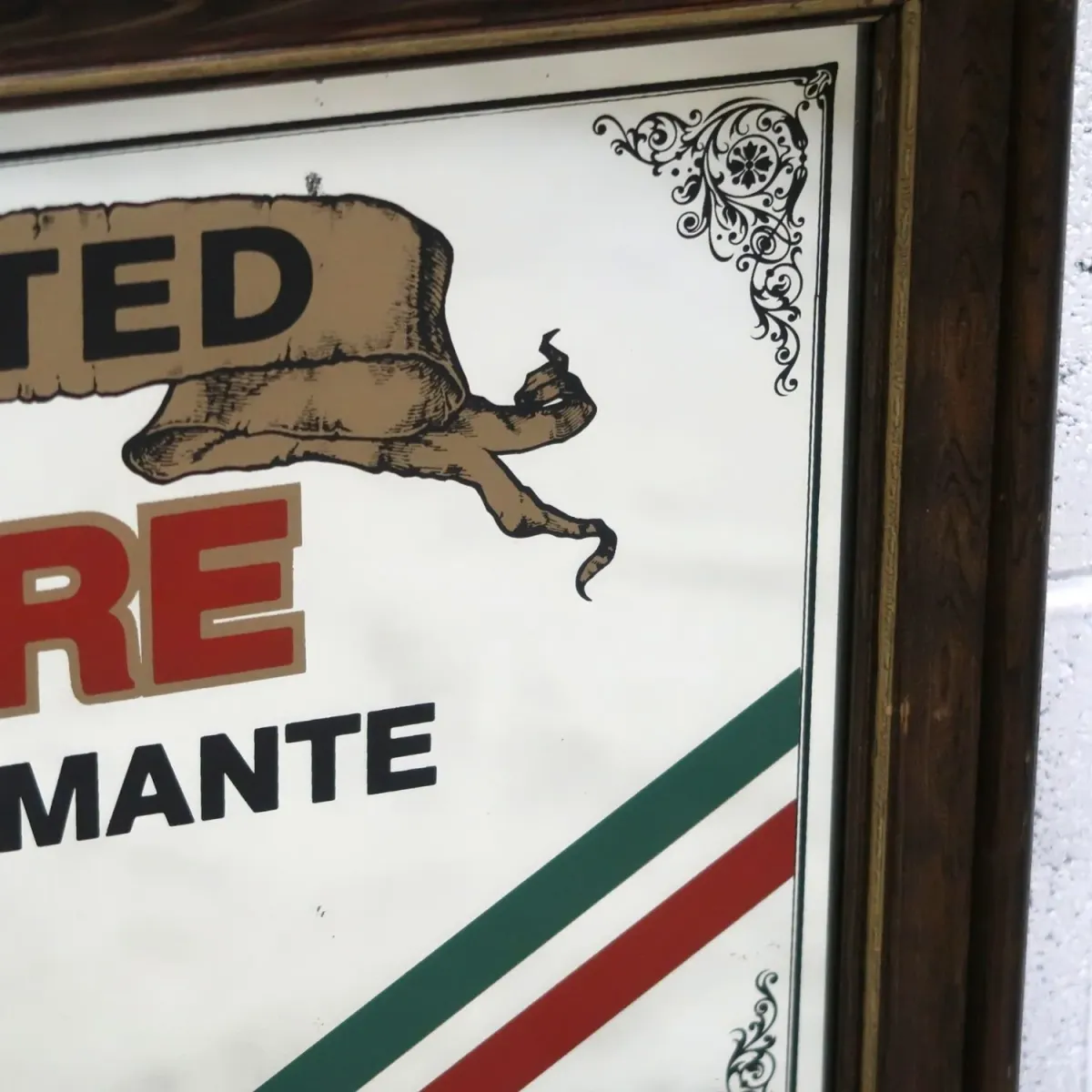 TORRE ASTI SPUMANTE ビンテージ パブミラー