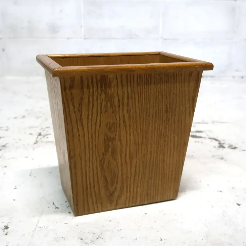 ビンテージ ウッド ゴミ箱
