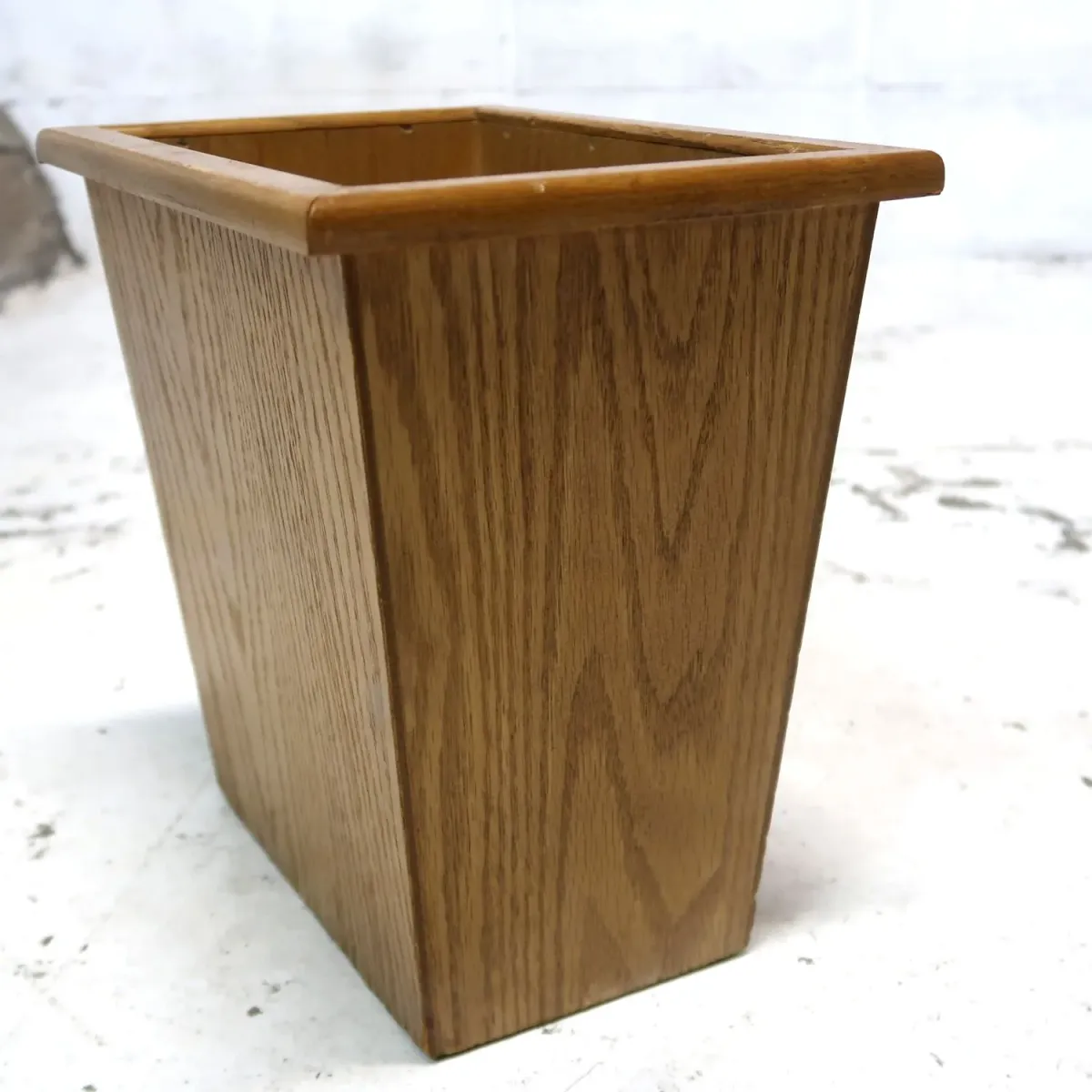 ビンテージ ウッド ゴミ箱